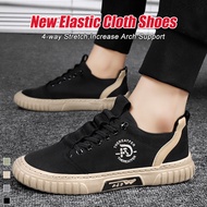 【Comfortable Elastic Design】JN- Men's Casual Shoes A6691 Lightweight Breathable Sneakers / Elastic F