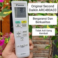 Remot Remote Ac Daikin Original Second ARC480A33 FTC15NV14 FTC20NV14 FTC25NV14 FTC35NV14 Bergaransi
