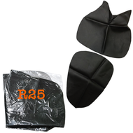 YAMAHA SEAT COVER R15/MT 15/R25) KASAR 坐垫布 皮 SARUNG KULIT ROUGH MATTE BLACK SEATS R 25/MT15 V1/V2 CO