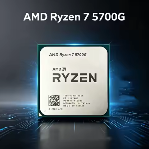 AMD Ryzen 7 5700G R7 5700G APU Processor 8 Core 16 Thread 16MB L3 Cache Up To 4.6GHz Socket AM4 Grap