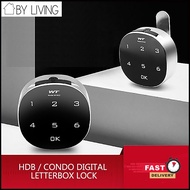 2023 Security | Digital Mailbox Lock | HDB/Condo Keyless Mail/Letter Box Lock