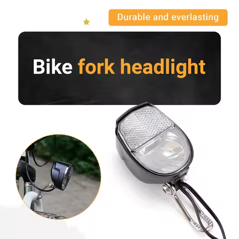 HFC Dynamo Bike Light Front Light Set Input AC 6V 3W Dynamo Bicycle LED Headlight Bike Accessories