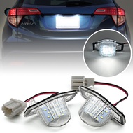 2Pcs LED License Plate Light For Honda Fit/Jazz Odyssey CR-V HR-V Insight Stream Freed FR-V Number P