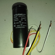 MESIN TV99 Sanken washing machine capacitor.CBB60 8+4 50/60Hz