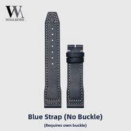 Woalmorn | Adapted Aviator Watch Band Mens Leather 21mm