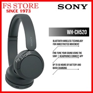 SONY ORIGINAL MALAYSIA WH-CH520 WHCH520 STEREO WIRELESS HEADPHONES - BLUETOOTH ON-EAR HEADSET WITH M