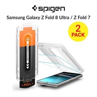 [2 Pack] Spigen Samsung Z Fold 8 Ultra / Z Fold 7 Tempered Glass EZ Fit Pro HD Screen Protector