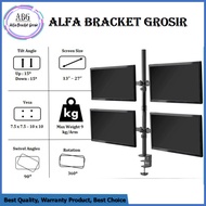 Monitor Bracket 13-27 inch, Single Stand Quadra Monitor Arms Clamp