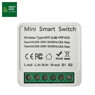 Công tắc dán tường/ bộ thu phát RF/Wifi-RF tần số 433Mhz .