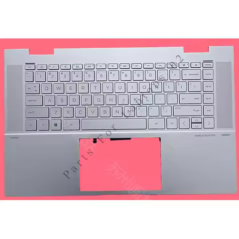 pp For HP Envy 15-EW 15-EY Laptop Keyboard Palmrest with Backlit Silver N09669-001