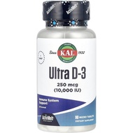 KAL 10000 Iu Ultra D-3 Tablets, 90 Count