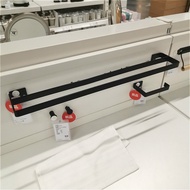 Changsha IKEA IKEA IKEA IKEA IKEA Towel Rack Wall Fixed Towel Rack Black Need Perforation