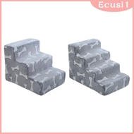 [Ecusi] Dog Stairs for Small Dogs Pet Ramp with Removable Washable Cover Dog Ramp Pet Stairs for Hig