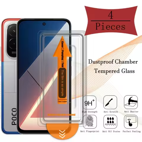 For POCO M7 4G glass For Glass for POCO M7 Plus 5G Screen Protector Tempered Glass Phone Camera Lens