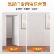 Invisible Door Hydraulic Hinge Wooden Door Hinge Buffer Swing Door Indoor Automatic Closing Double A