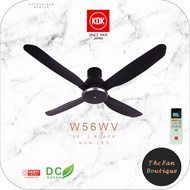 KDK W56WV (56-Inch / 140cm) DC Motor Ceiling Fan with Remote Control