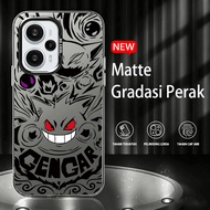 anime Gengar Phone Case For Infinix Hot 60 60i 50i 50 40i 40 30i 30 4G 5G Gradien Aurora Shockproof 