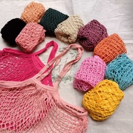 KATUN Cotton Mesh Shopping Bag, Reusable Net Bag, Reusable Cotton Mesh Bag Shopping Bag