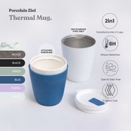 SWANZ Morph Cup 500ml - Vacuum Insulated Ceramic  Coffee Thermal Mug, Stainless Steel Thermos Tumble