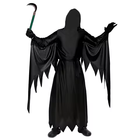 Halloween Adult and child clothing Scream Ghost Dress Up Props Prom Reaper Cosplay Death Costume