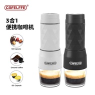 Italian 3-in-1 Capsule Coffee Machine Portable Home Manual Espresso Powder Capsule Portable Coffee C