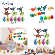[Ababixa] 12x Jumbo Dinosaur Deformation Eggs,Creative Home Kids Easter Basket Gifts Fillers,Easter 