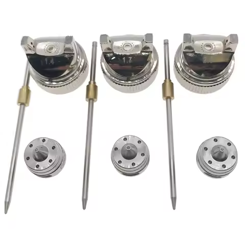 1.4mm/1.7mm/2.0mm Nozzle Replace Nozzle Kit Set For HVLP Spray Gun H-827 Hand Pneumatic Manual Spray