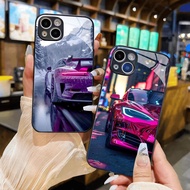 Super car glass case for iphone 17 16 15 14 13 12 11 xr xs max 8 7 6 pro max plus mini 6s 6g 7g 8g 6