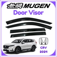 (4PCS/SET) HONDA CRV 2024-2025 Mugen Door Visor Air Press Window Door Visor