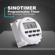 Sinotimer Programmable Timer Switch Relay Countdown Time 220V AC Pengatur Waktu Listrik
