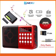 Portable FM Radio K11 Mini Handheld Digital Speaker FM / USB / TF / MP3 / Bluetooth Player Rechargea