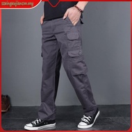 EAGLADE Tactical Cargo Pants for Men Cotton Multi Pockets M-4XL DY-215 in Green B02