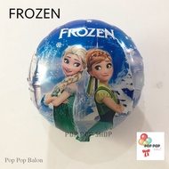 ROUND Foil Balloons – FROZEN Characters – Elsa Anna