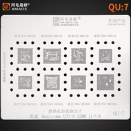 Amaoe QU7 BGA Reballing Stencil For SM 4250 6125 6115 7125 7150 7225 7250 7350 SDM 750G 765G 775G 72