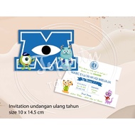 Monster Inc birthday Invitation