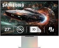 SAMSUNG 27-inch Odyssey 3D G90XF, 4K, 165Hz, Gaming Monitor, 1ms Response Time, AMD FreeSync Premium