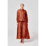 SHE DAZZLE Rosavelle Set In Deep Terracota