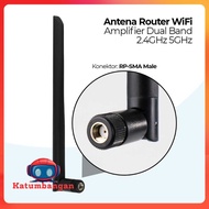 CDSENET 2.4GHz 5GHz 6dBi RP-SMA Male WiFi Router Antenna