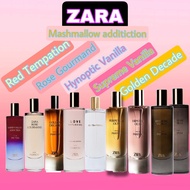 ZARA ROSE GOURMAND & HYNOPTIC VANILLA & SUPREME VANILLA & RED TEMPTATION & GOLDEN DECADE ZARA Perfum