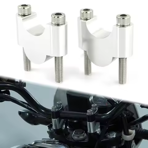 Handlebar Risers 22mm 7/8" Mount Riser For Kawasaki KLR650 KLX300/300R/400R/450R/650R/250/250S/400SR