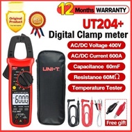 Digital Clamp Meter UT201+/UT202+/UT203+/UT204 Plus DC AC Current Auto Range True RMS Temperature