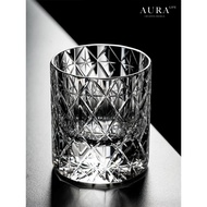 AURA'S High-End Whiskey Glass Star K9 Lead-Free Crystal Edo Kiriko Gift Box Xiyue Life Creative Club