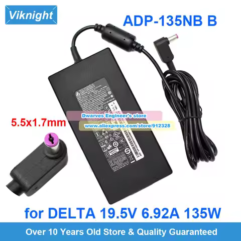 Original ADP-135NB B DELTA AC Adapter 19.5V 6.92A For Acer Nitro 7 5 N20C2 N20C1 AN515-55 A715-75G C