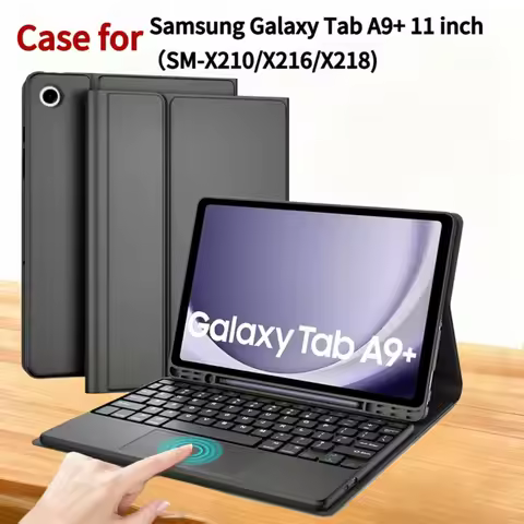Case for Samsung Galaxy Tab A9 Plus 11inch SM-X210N/X216B/X218 for Galaxy Tab A9+11inch Removable Ke