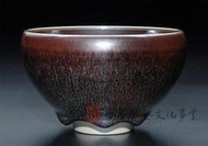 【雅品苑茶莊】TPS-B31_《江有庭_藏色天目盞(17) 油滴天目小茶碗》_油滴.兔毫.星盞.天目彩釉.(售罄!!)