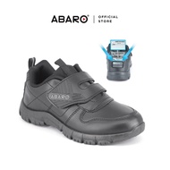 ABARO 2323N Anti-Bacterial School Shoes Black/Name Your Shoes/Super Comfy/Kasut Sekolah Hitam
