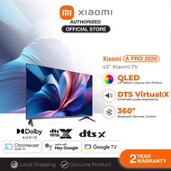 [ New Arrival ] Xiaomi TV A Pro 43" 2026 4K QLED Google Assistant 2 years warranty