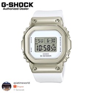 [Official Marco Warranty] GSHOCK GM-S5600G-7D / gms5600 Champagne Gold Small Square Metal Bezel Digi