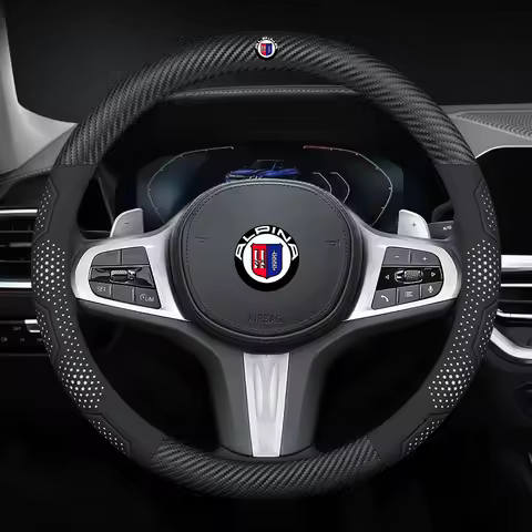 Cat Steering Wheel Cover For ALPINA B3 B4 B5 B7 B8 D3 D4 D5 XD3 XD4 XB7 B12 F20 G05 G10 G20 G30 G45 
