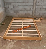 Dipan kayu Lesehan/Dipan pendek/Tempat tidur kayu asli/Ranjang kayu tanpa sandaran/Ranjnag kayu/Temp